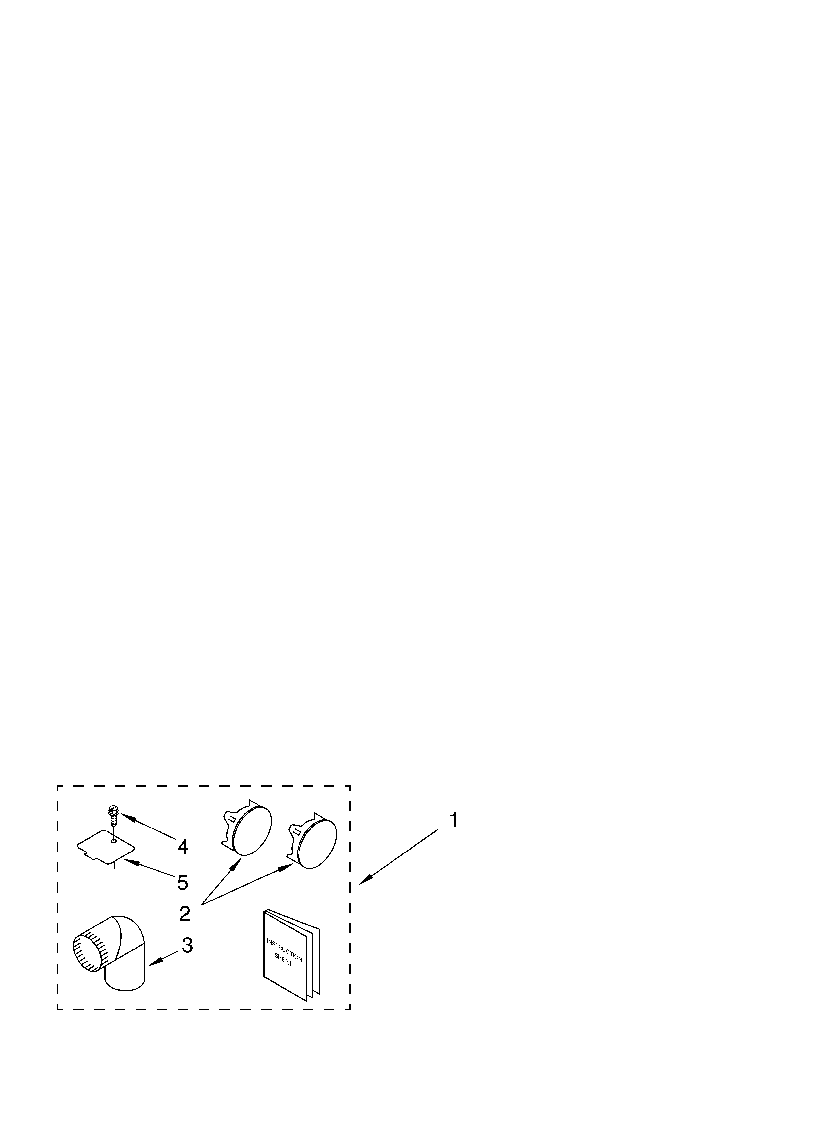 Whirlpool CSP2761KQ2 optional parts not included diagram