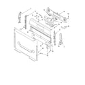 Whirlpool GS460LELQ1 control panel parts diagram
