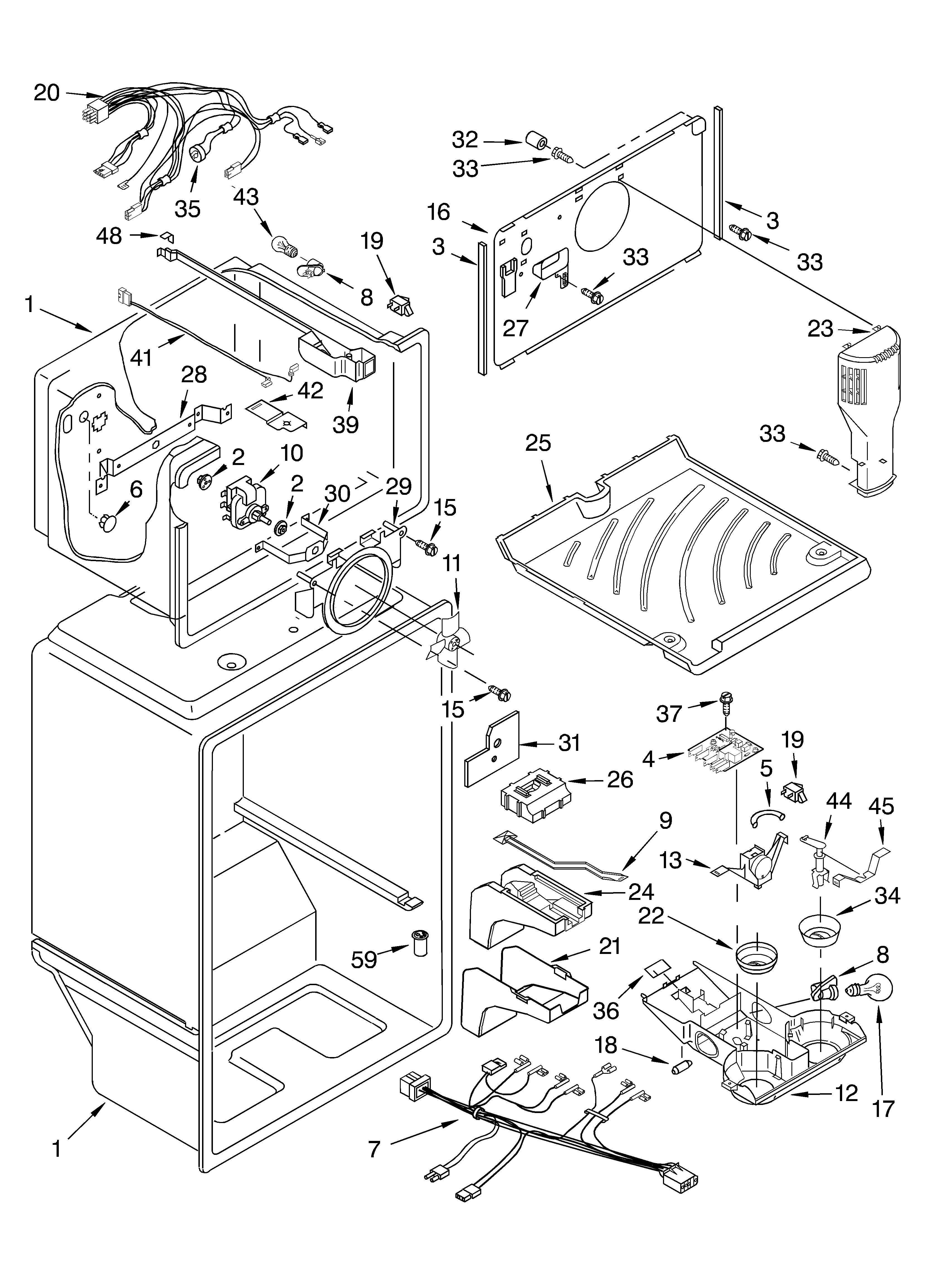 Whirlpool GT9SHKXMS00 liner parts diagram