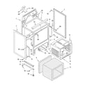KitchenAid KERC508LSS0 oven chassis parts diagram