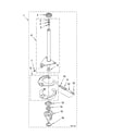 Whirlpool 7MLBR7333MT2 brake and drive tube parts diagram
