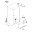 Whirlpool EV200FXMQ00 cabinet parts diagram