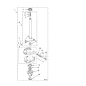 Roper RAX7244KQ2 brake and drive tube parts diagram