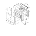 Whirlpool RF368LXMB0 door parts, miscellaneous parts diagram
