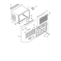 Whirlpool ACE184XP0 cabinet parts diagram