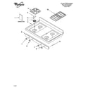 Whirlpool GS470LEMT1 cooktop parts diagram