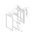 Whirlpool GT1SHTXMT01 refrigerator door parts diagram