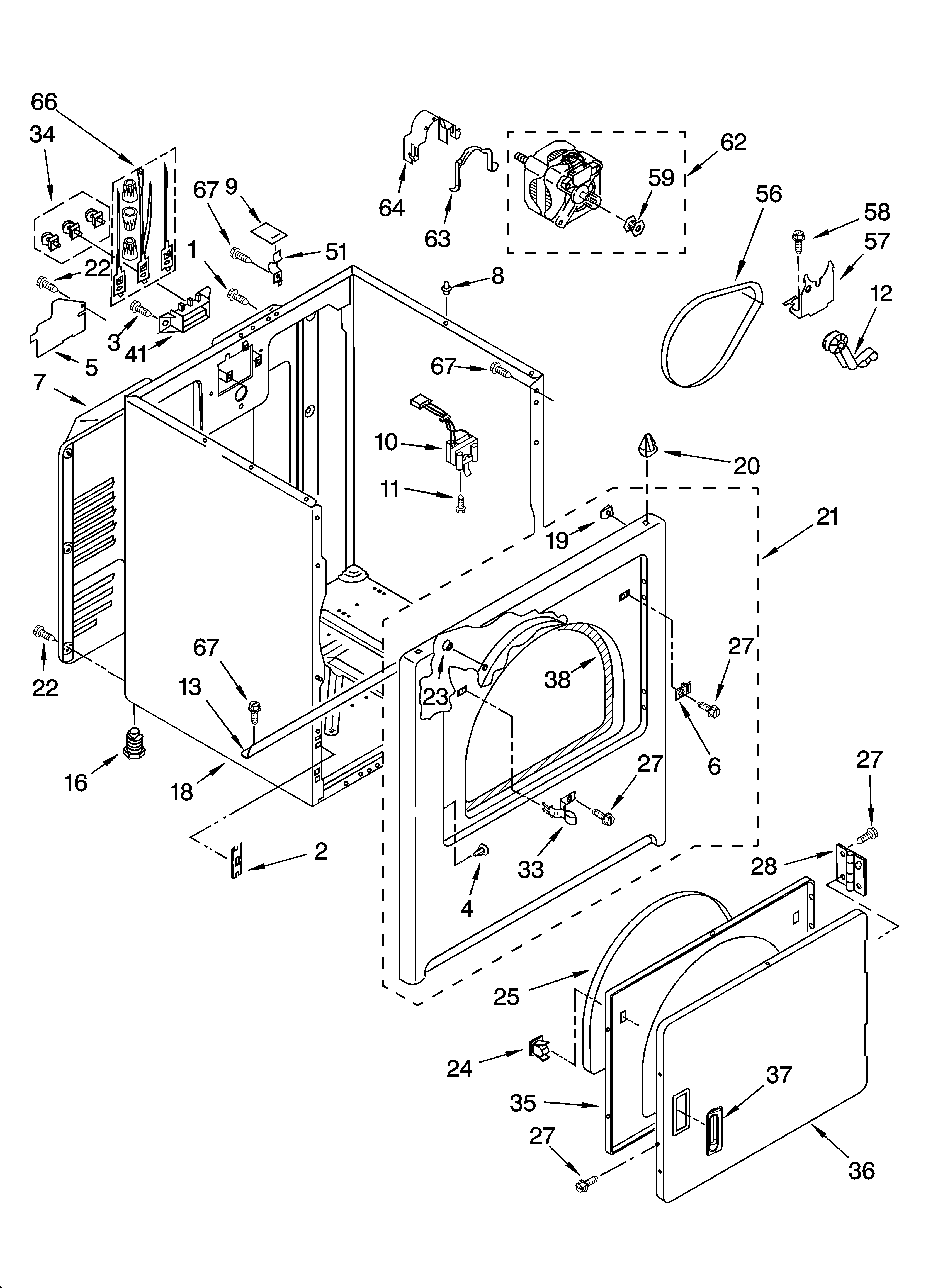 KitchenAid KEYS700LT1 cabinet parts diagram
