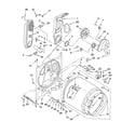 Whirlpool LGQ9857LG1 bulkhead parts diagram
