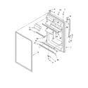 Roper RT18HDXPQ00 refrigerator door parts diagram