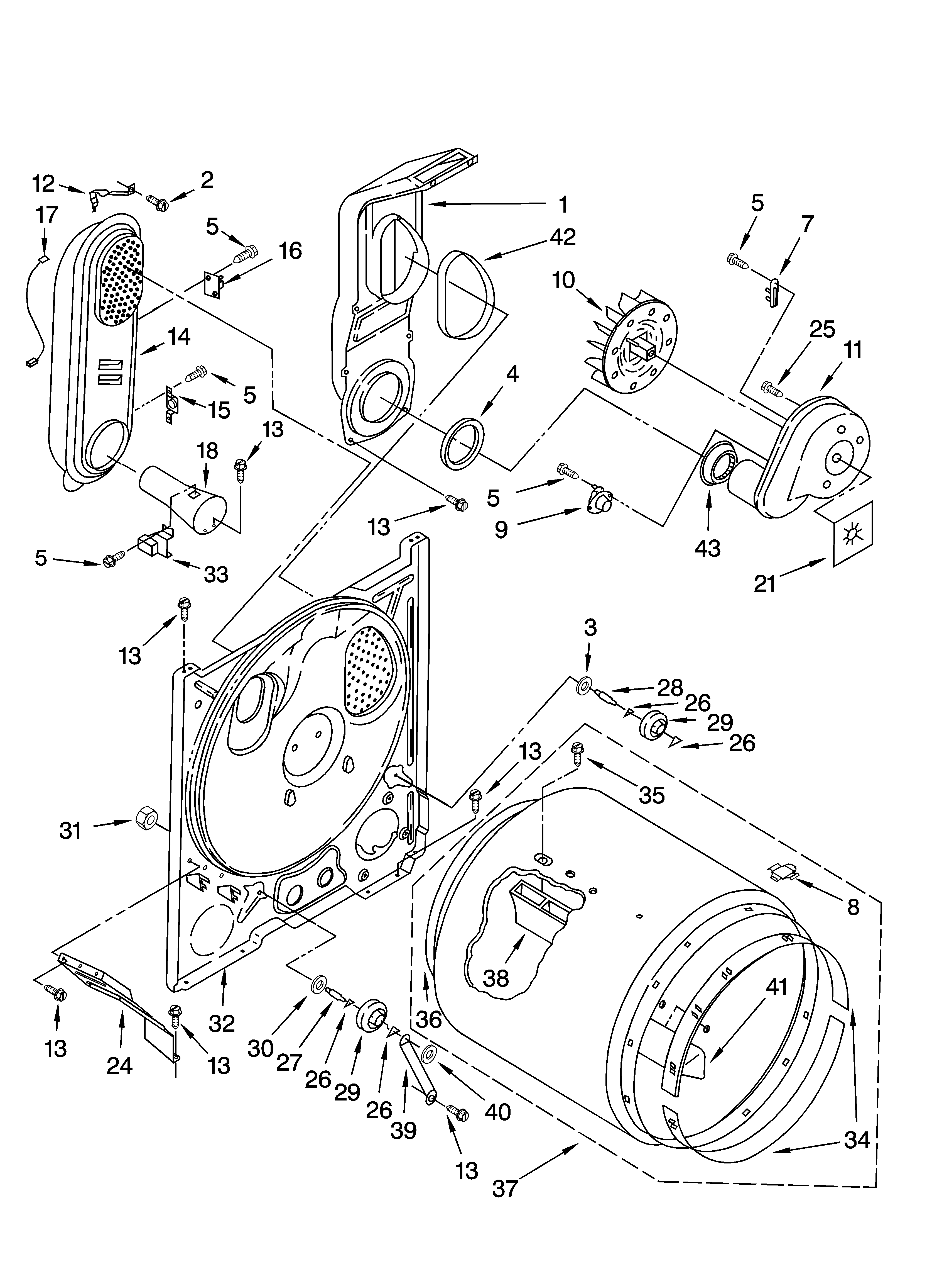 Crosley CGDS563MQ1 bulkhead parts diagram