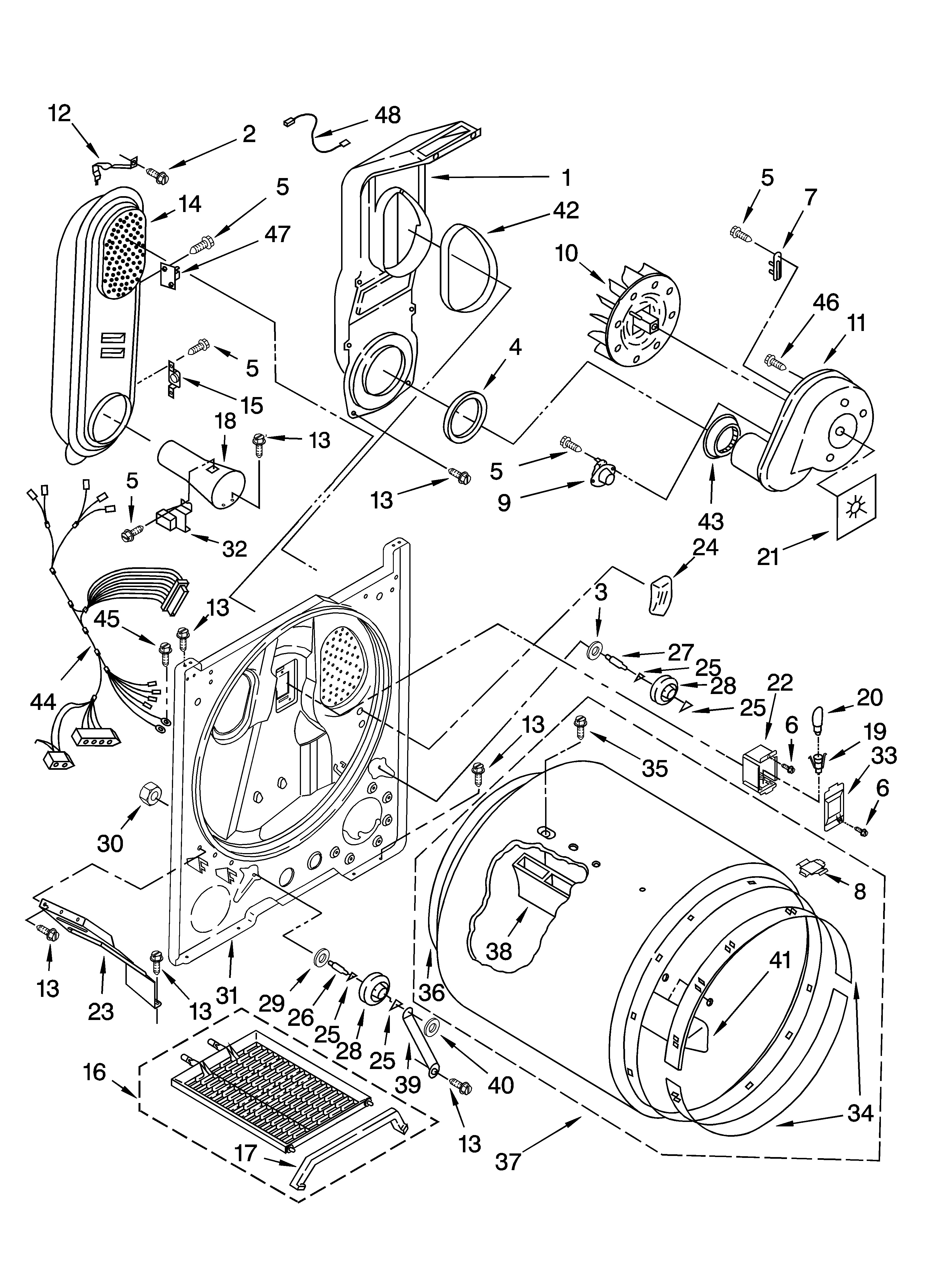 Whirlpool GGX9868JT4 bulkhead parts diagram