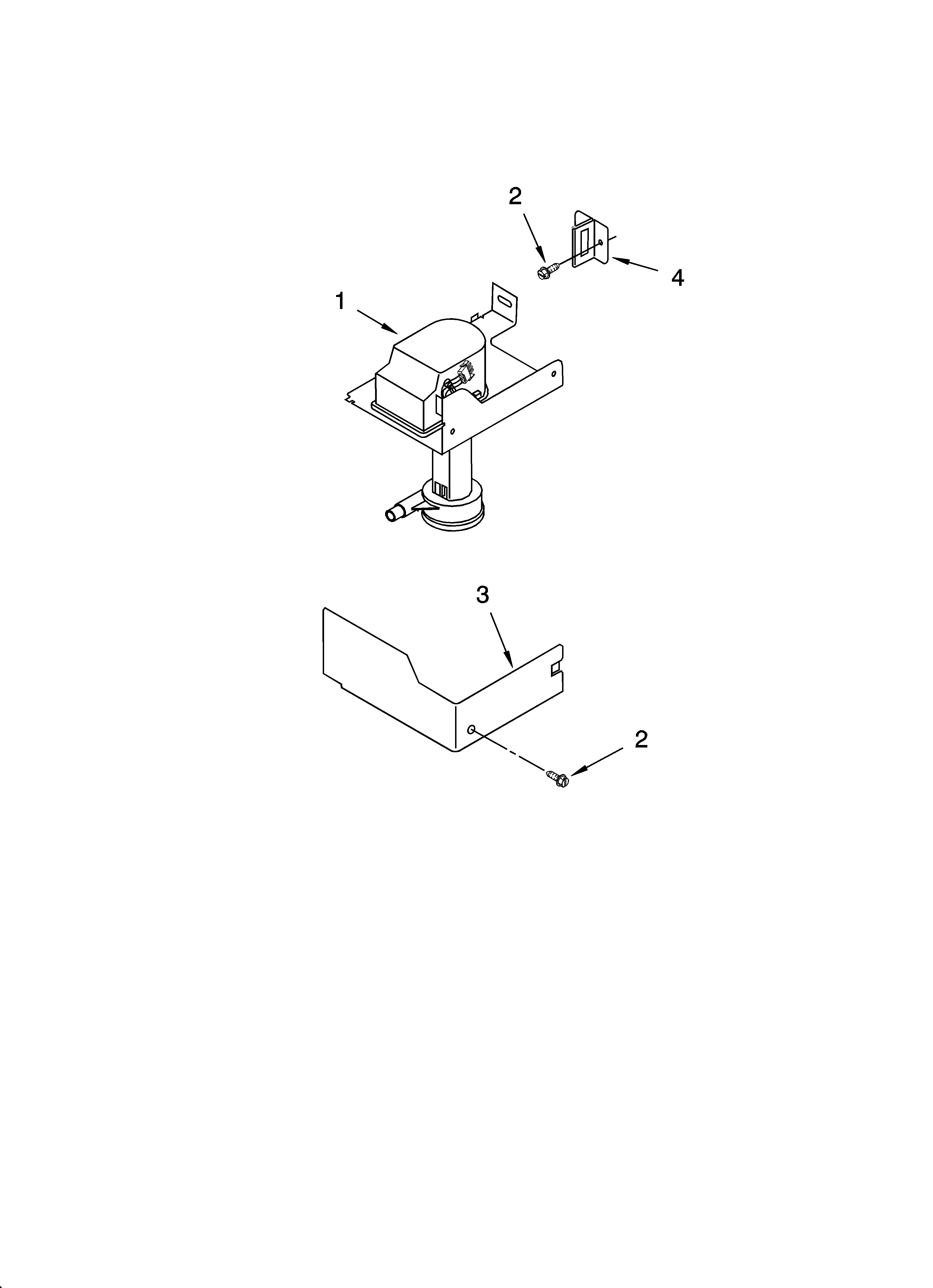 Whirlpool GI1500XHS6 pump parts diagram
