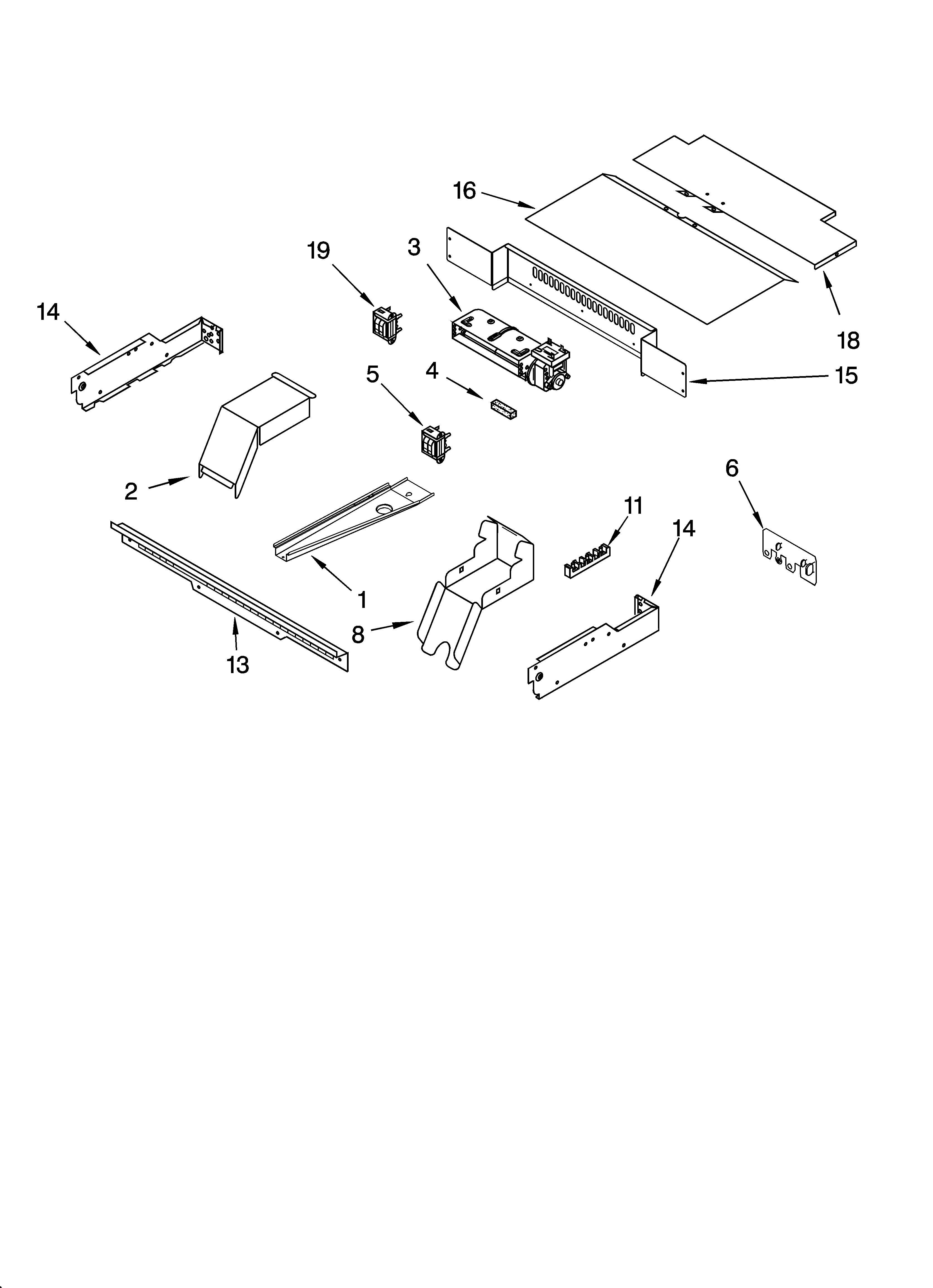 KitchenAid KEBC167MSS00 top venting parts, optional parts diagram