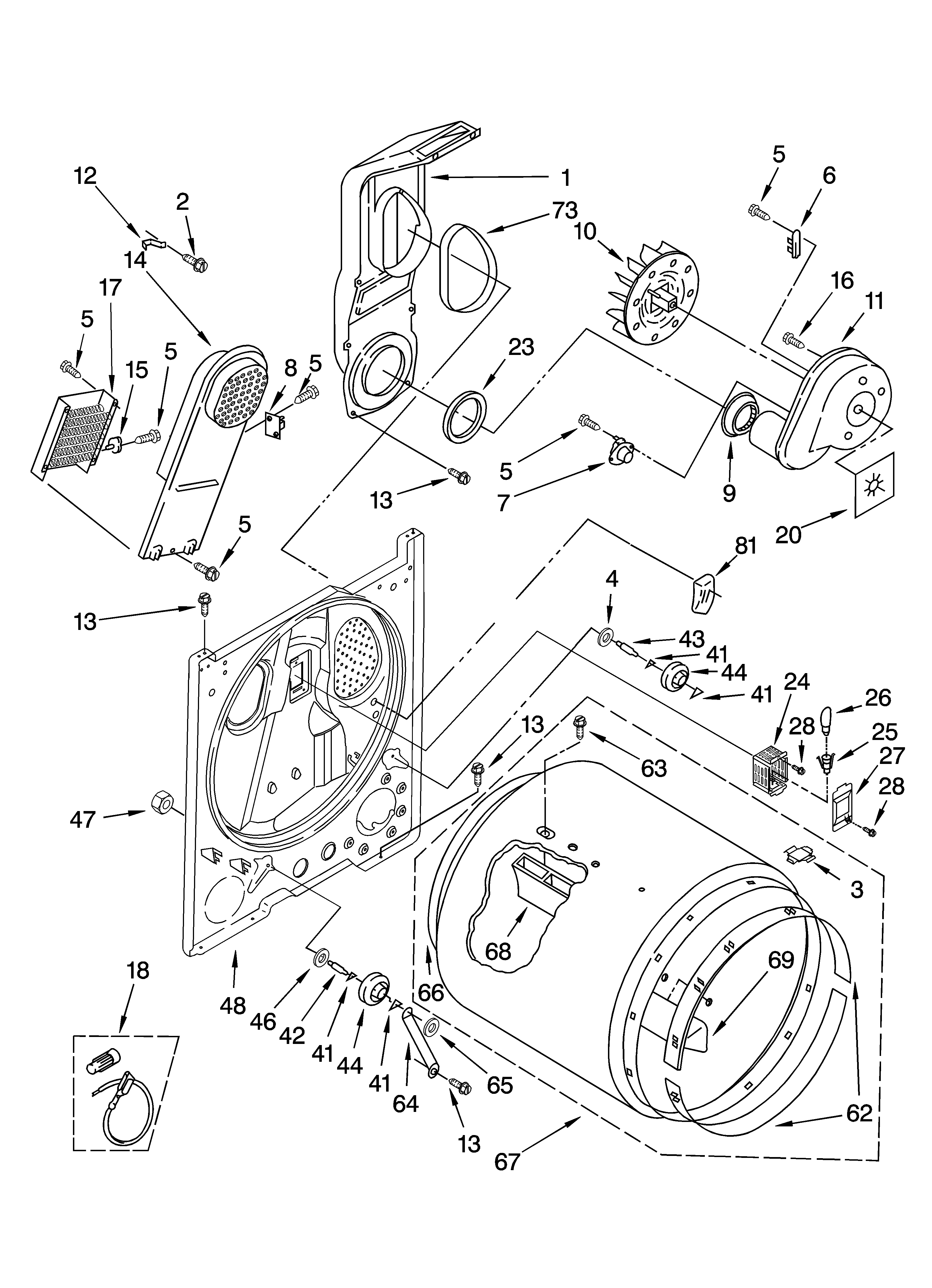 KitchenAid KEYS750LT1 bulkhead parts diagram