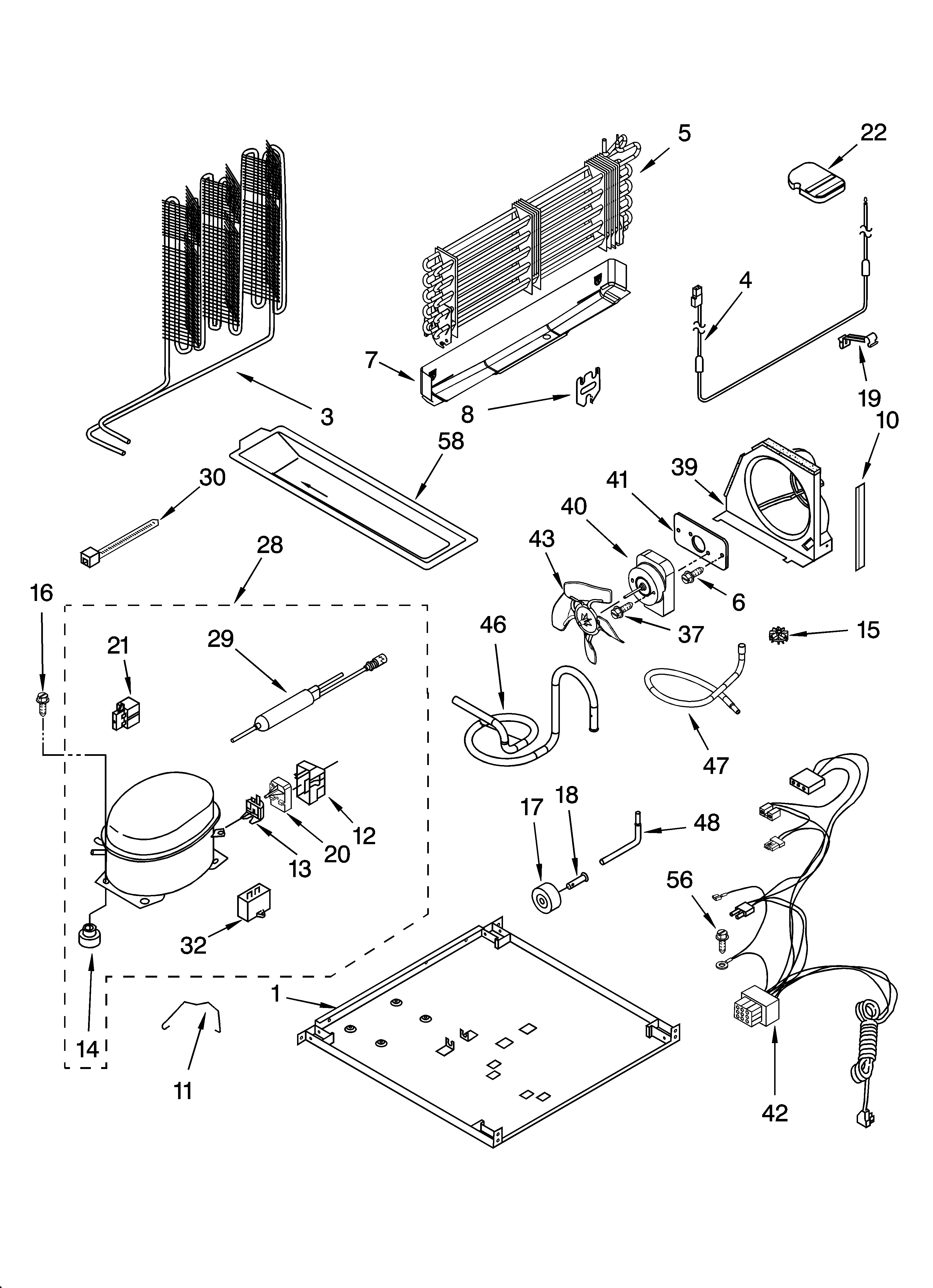 KitchenAid KTRA22EMWH01 unit parts diagram