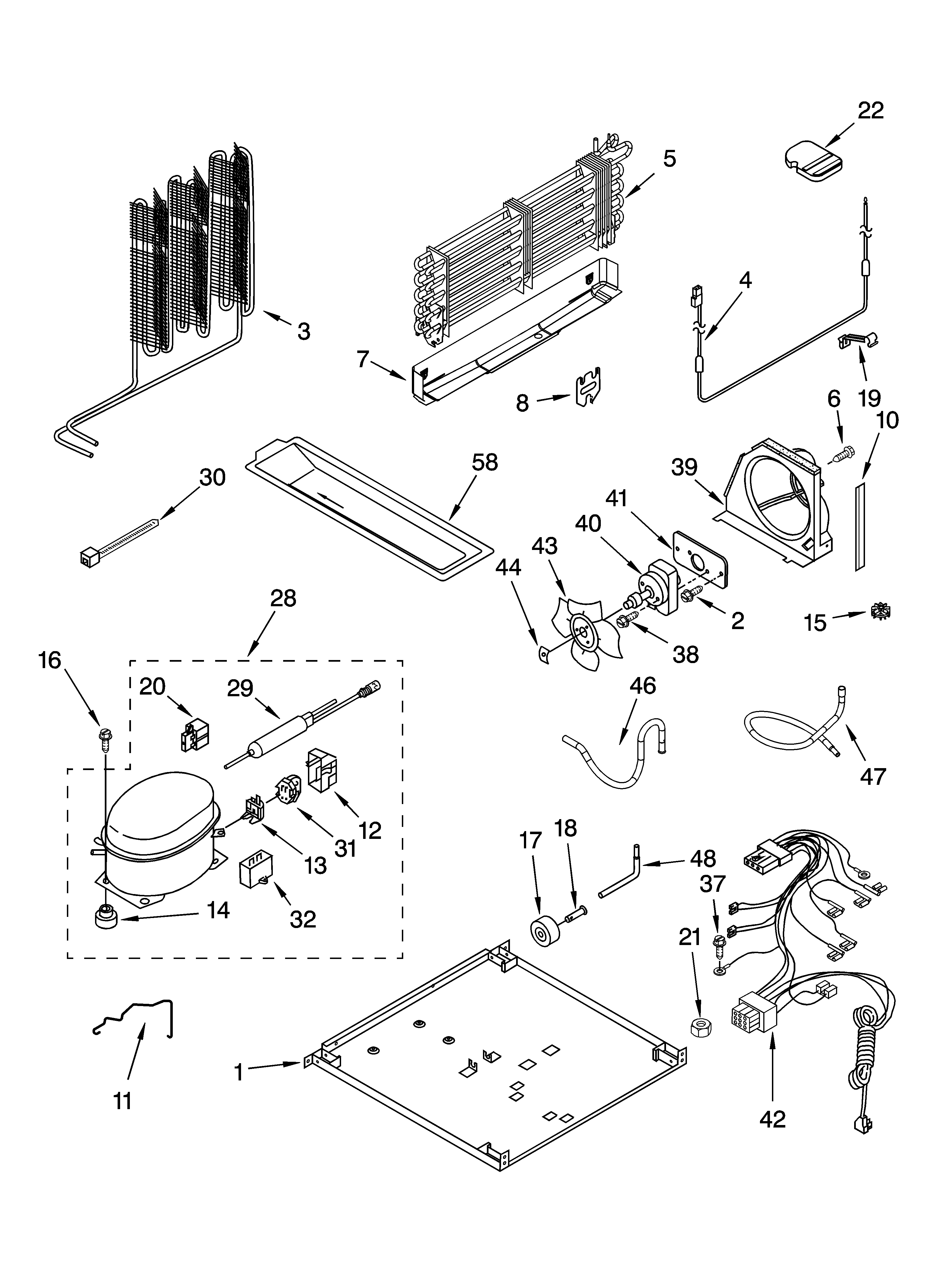 KitchenAid KTRP22EMBL00 unit parts diagram