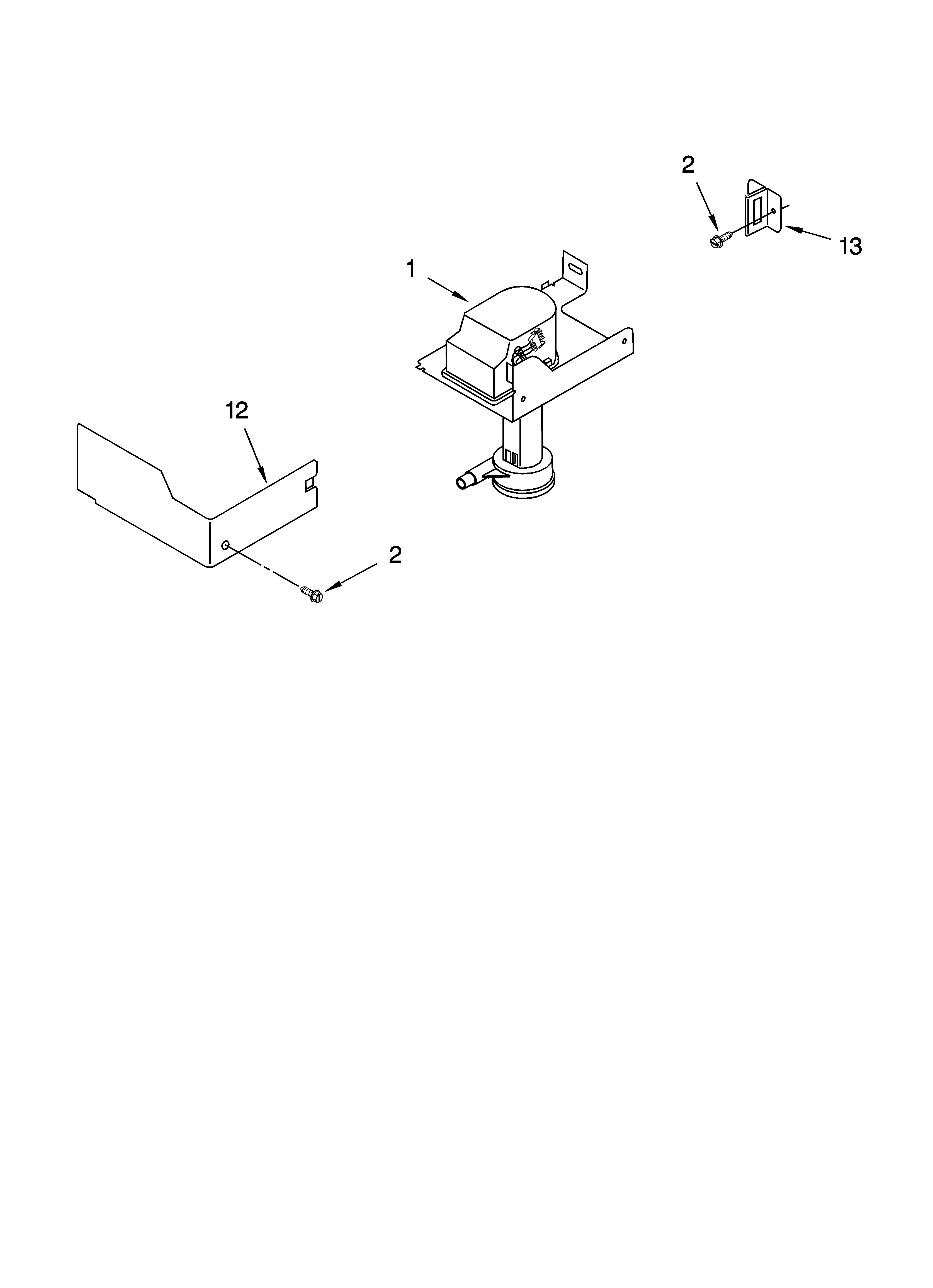 KitchenAid KUIA18PNLS1 pump parts diagram