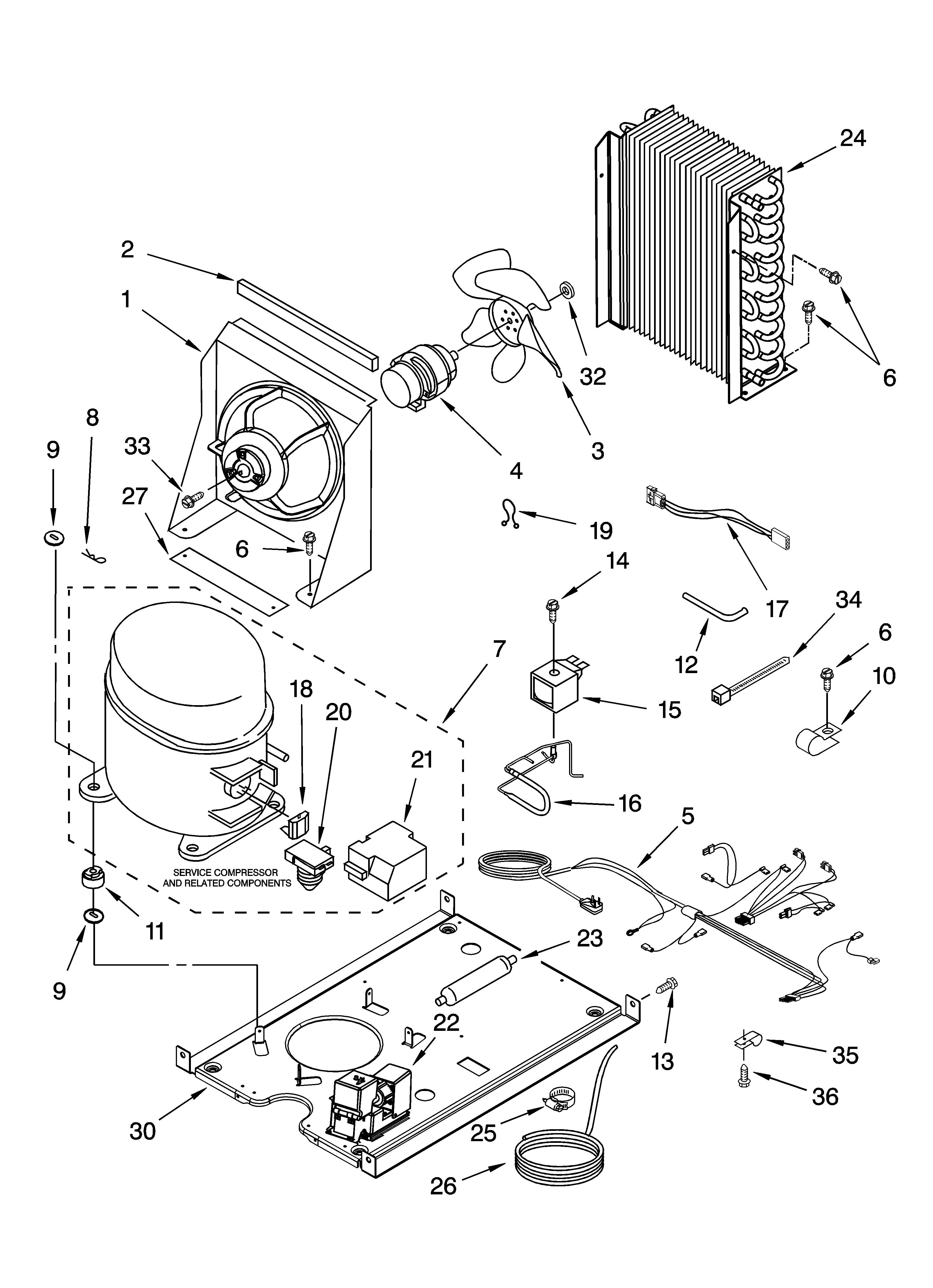KitchenAid KUIA18PNLS2 unit parts diagram