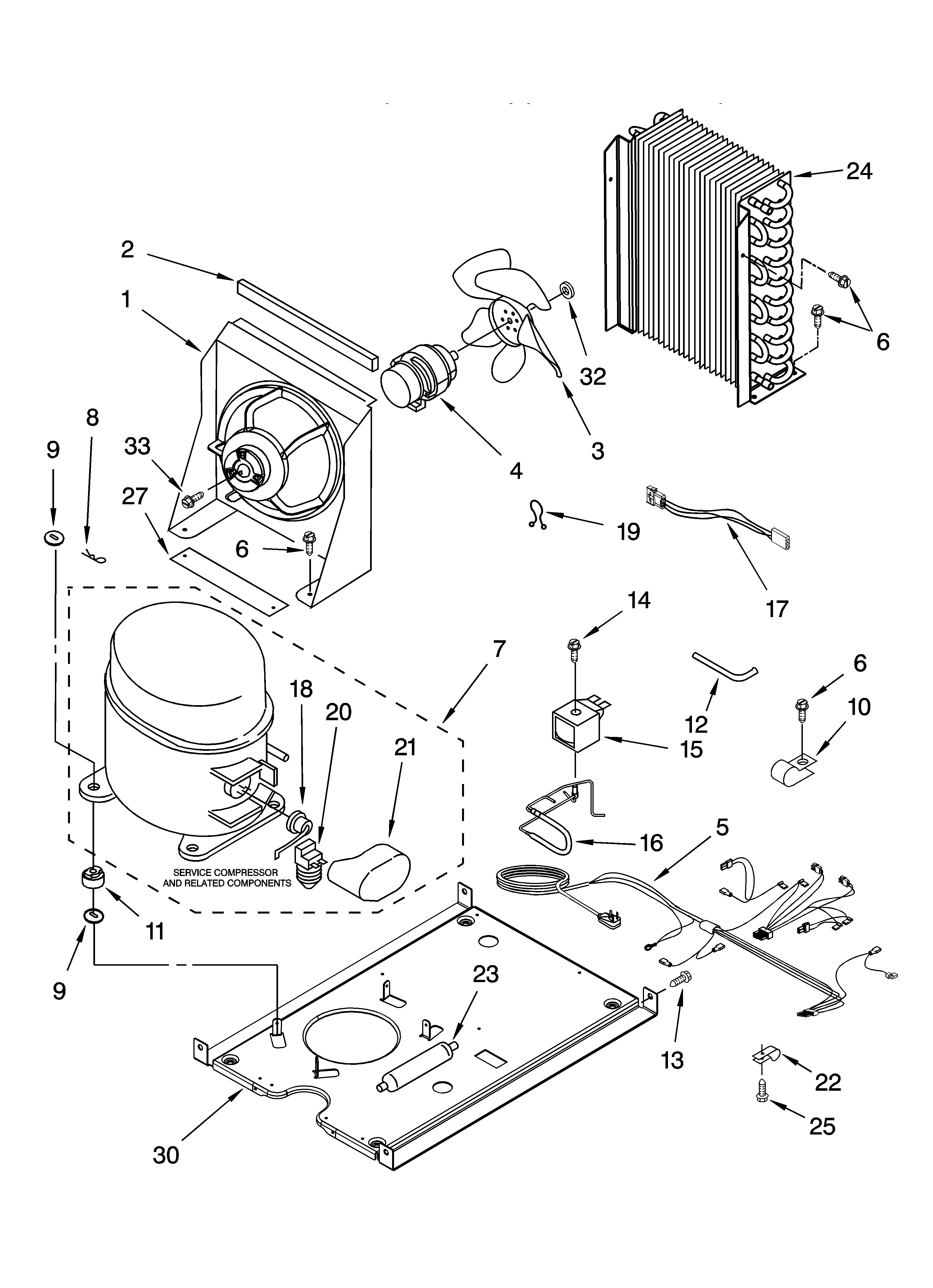 KitchenAid KUIV18NNMS1 unit parts diagram