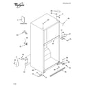 Whirlpool 8ET1WTKXKT03 cabinet parts diagram
