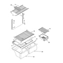 Whirlpool 8ET1WTKXKT03 shelf parts, optional parts diagram