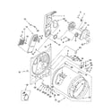Whirlpool GEW9878PW0 bulkhead parts diagram