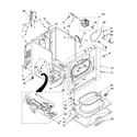Whirlpool GGW9878PW0 cabinet parts diagram