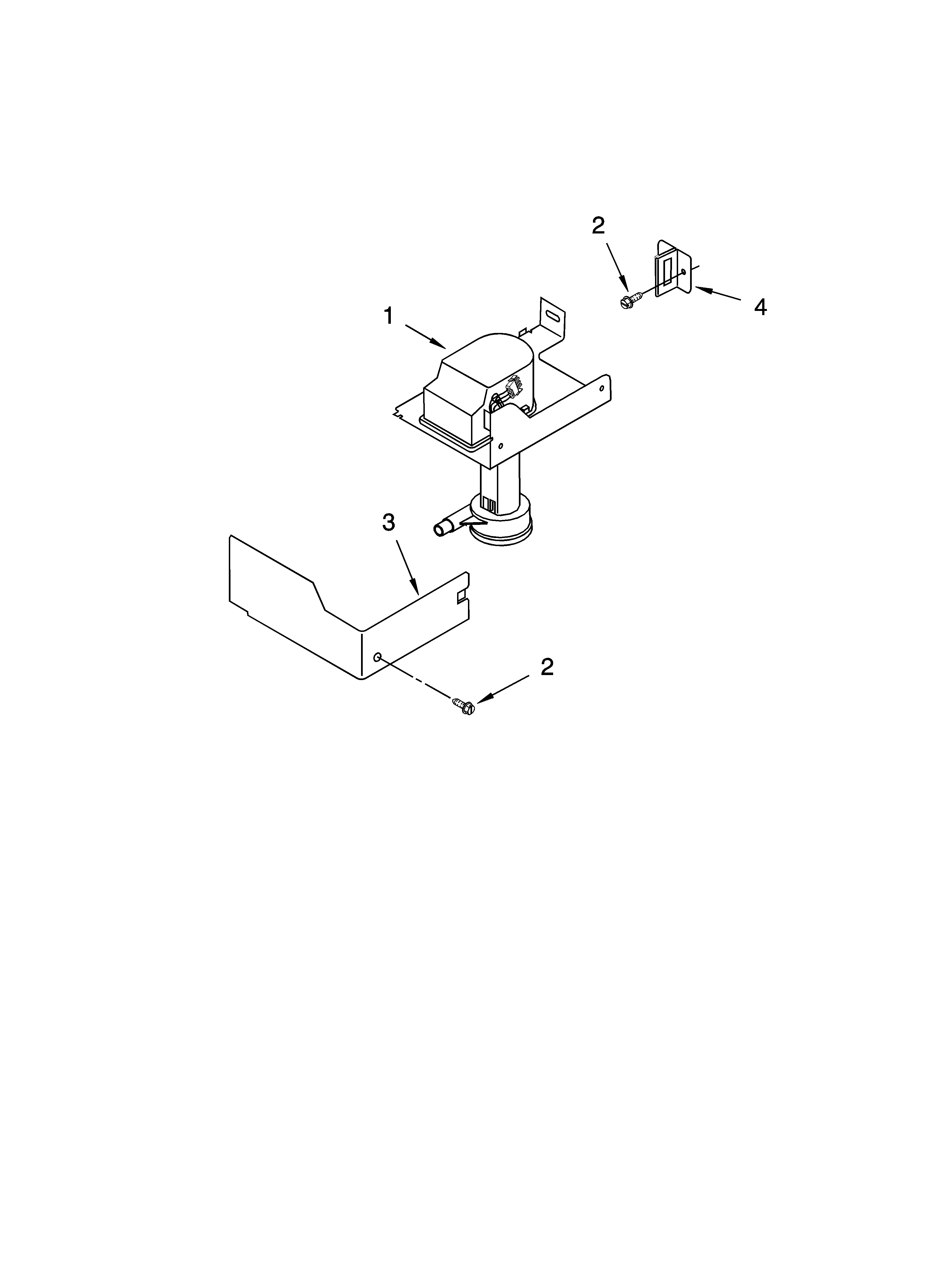Whirlpool GI1500PHB6 pump parts diagram