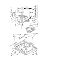 Whirlpool GSX9750PW0 machine base parts diagram