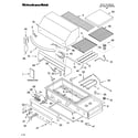KitchenAid KBGN292LSS0 grille parts diagram