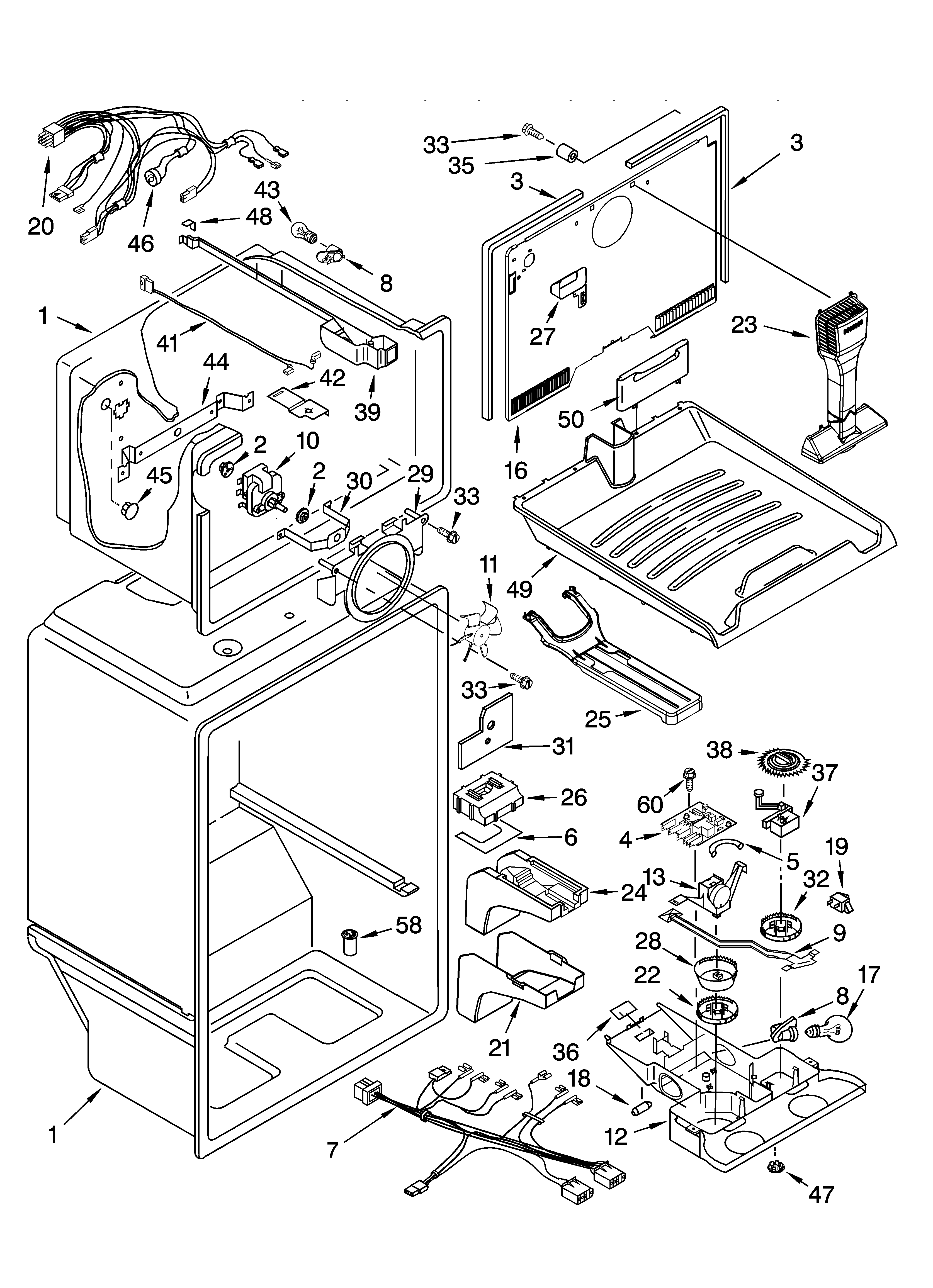 KitchenAid KTRC22KMSS02 liner parts diagram