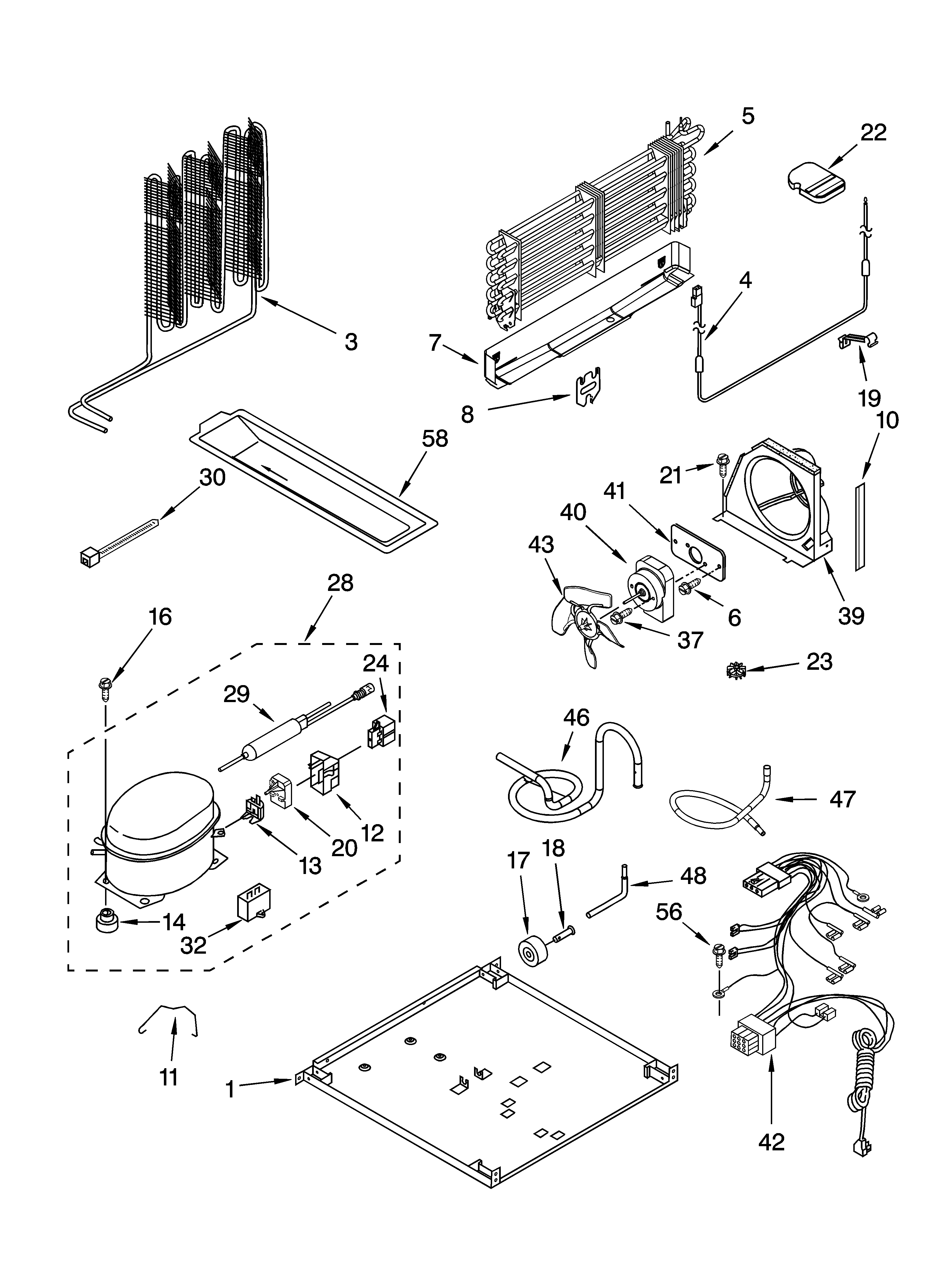 KitchenAid KTRC22KMSS02 unit parts diagram
