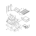KitchenAid KTRP22EMWH01 shelf parts diagram