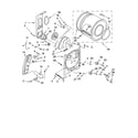 Whirlpool LGR4634PQ0 bulkhead parts diagram