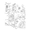 Whirlpool LGR6611LQ1 bulkhead parts diagram