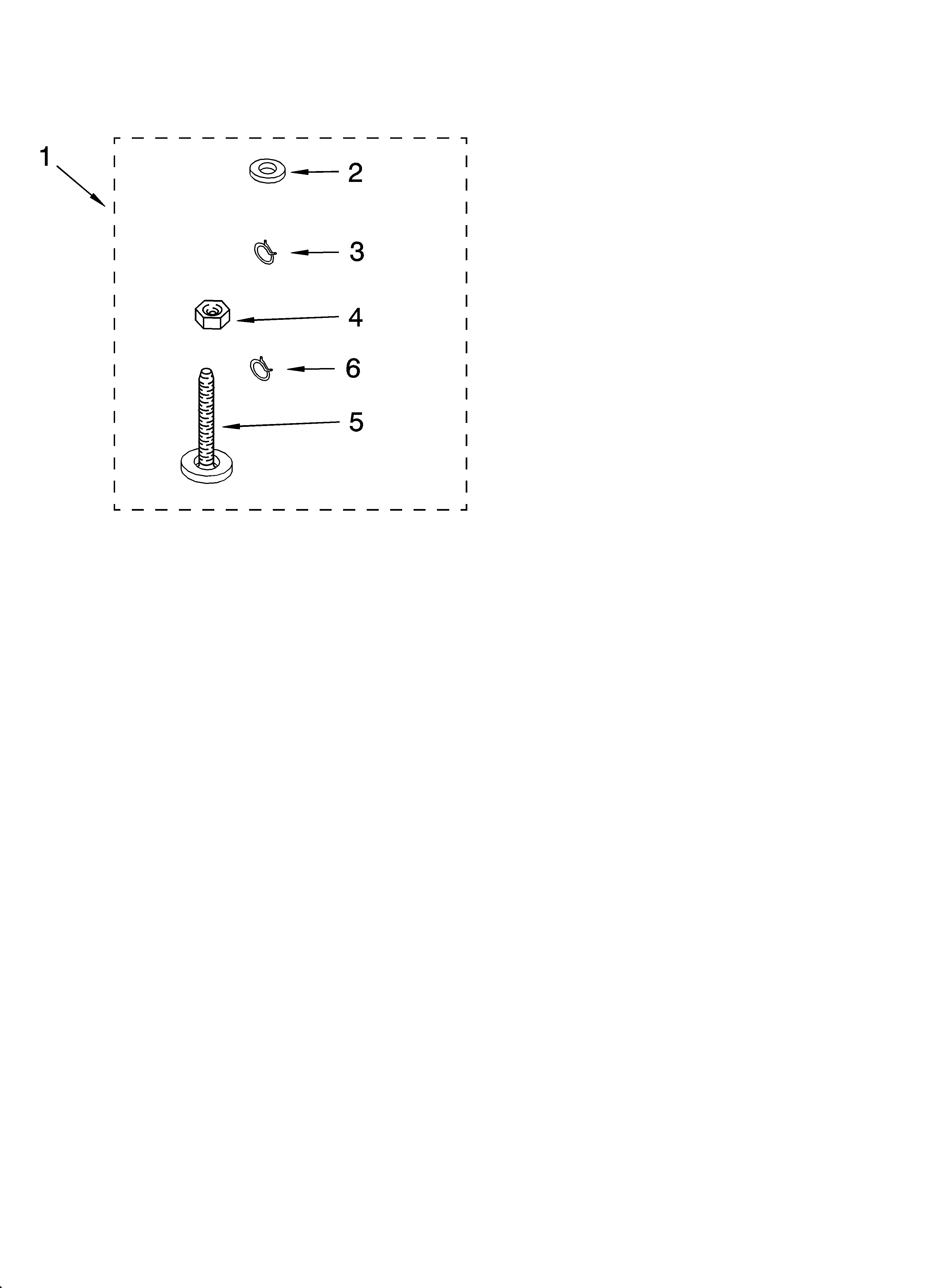 Whirlpool LSR8010PQ0 miscellaneous parts optional parts (not included) diagram