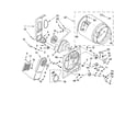Roper RES7646KQ3 bulkhead parts diagram