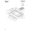 Whirlpool SF303PEPQ1 cooktop parts diagram