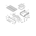 Whirlpool SF303PEPQ1 oven & broiler parts diagram