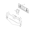Whirlpool VSF315PEMW1 backguard parts diagram