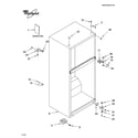 Whirlpool ET6JTKXKQ01 cabinet parts diagram