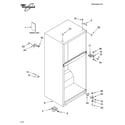 Whirlpool ET8BPMXKT01 cabinet parts diagram