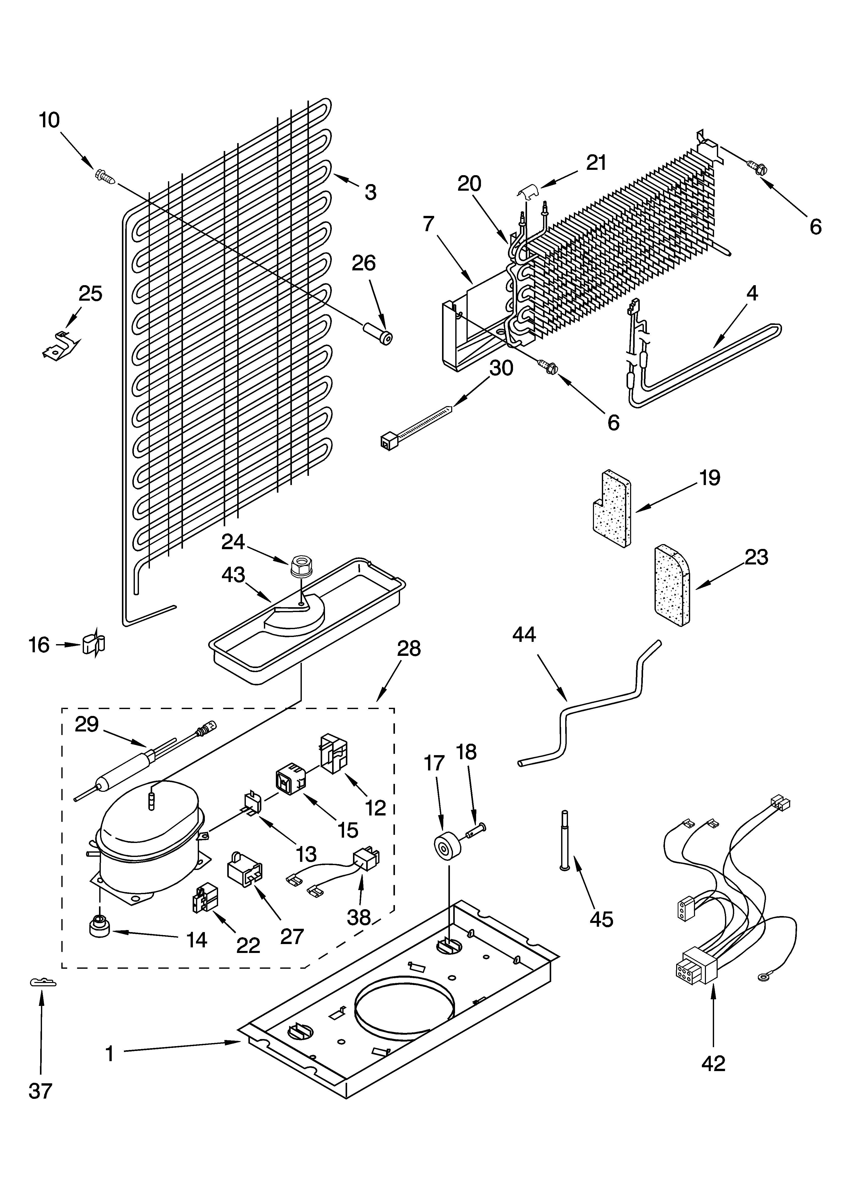 Whirlpool ET8GTMXKQ00 unit parts diagram
