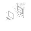 Whirlpool GB9SHKXLQ01 freezer door parts diagram