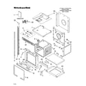 KitchenAid KEBC277KWH03 oven parts diagram
