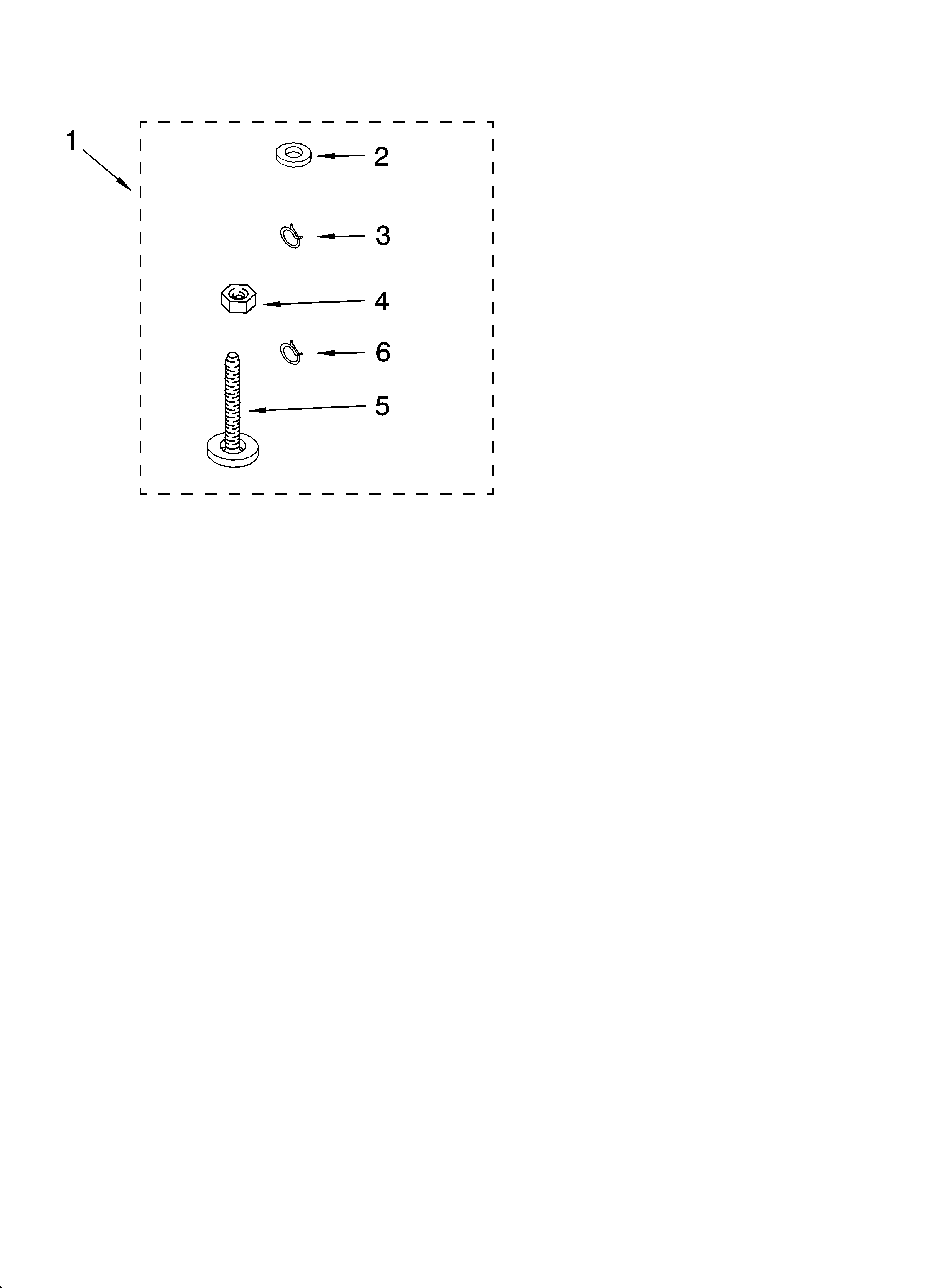Whirlpool LSQ9659PW0 miscellaneous parts optional parts (not included) diagram