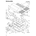 KitchenAid KBGS292PSS0 grille parts diagram