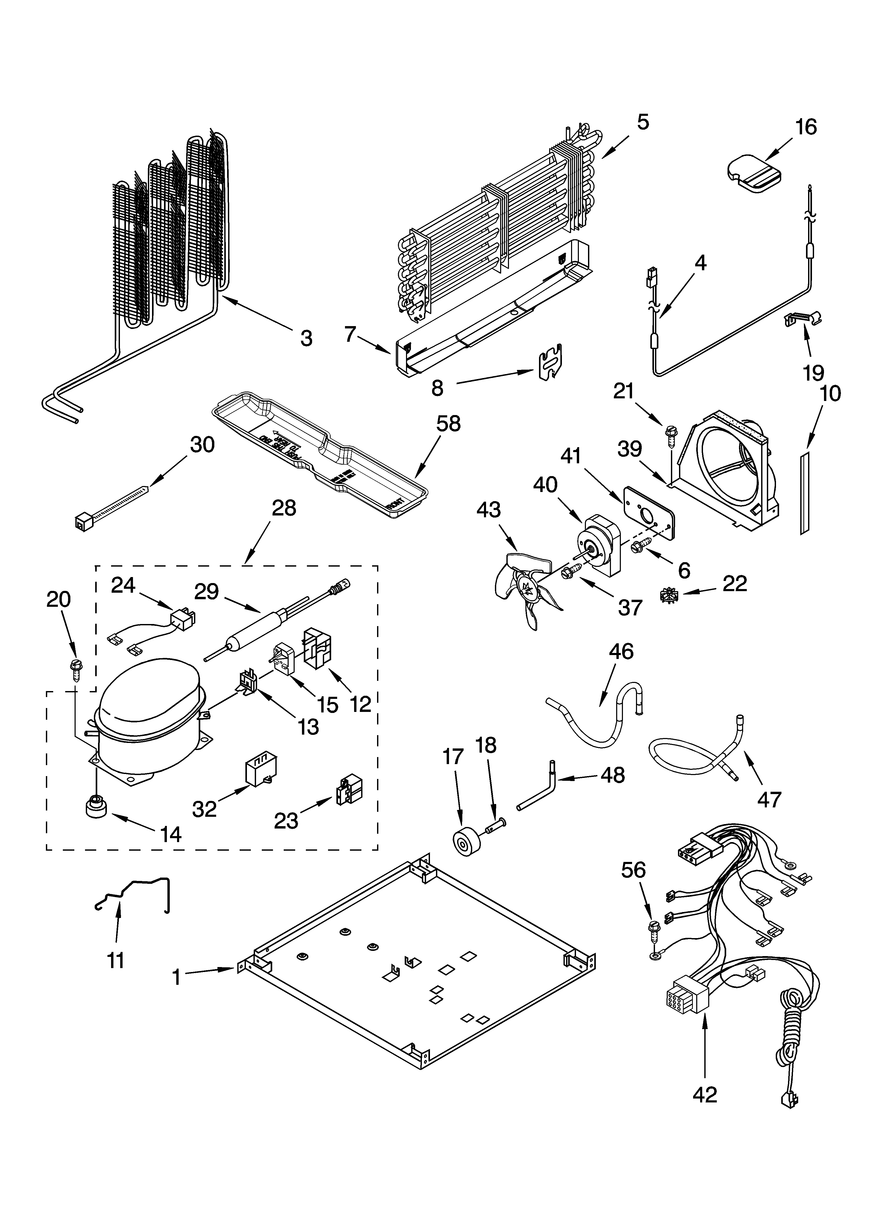 Whirlpool GR9SHKXMQ00 unit parts diagram