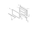 Whirlpool GR9SHKXMQ00 freezer door parts, optional parts diagram
